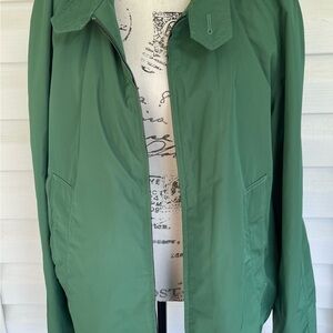 Burberry Green Logo Jacket